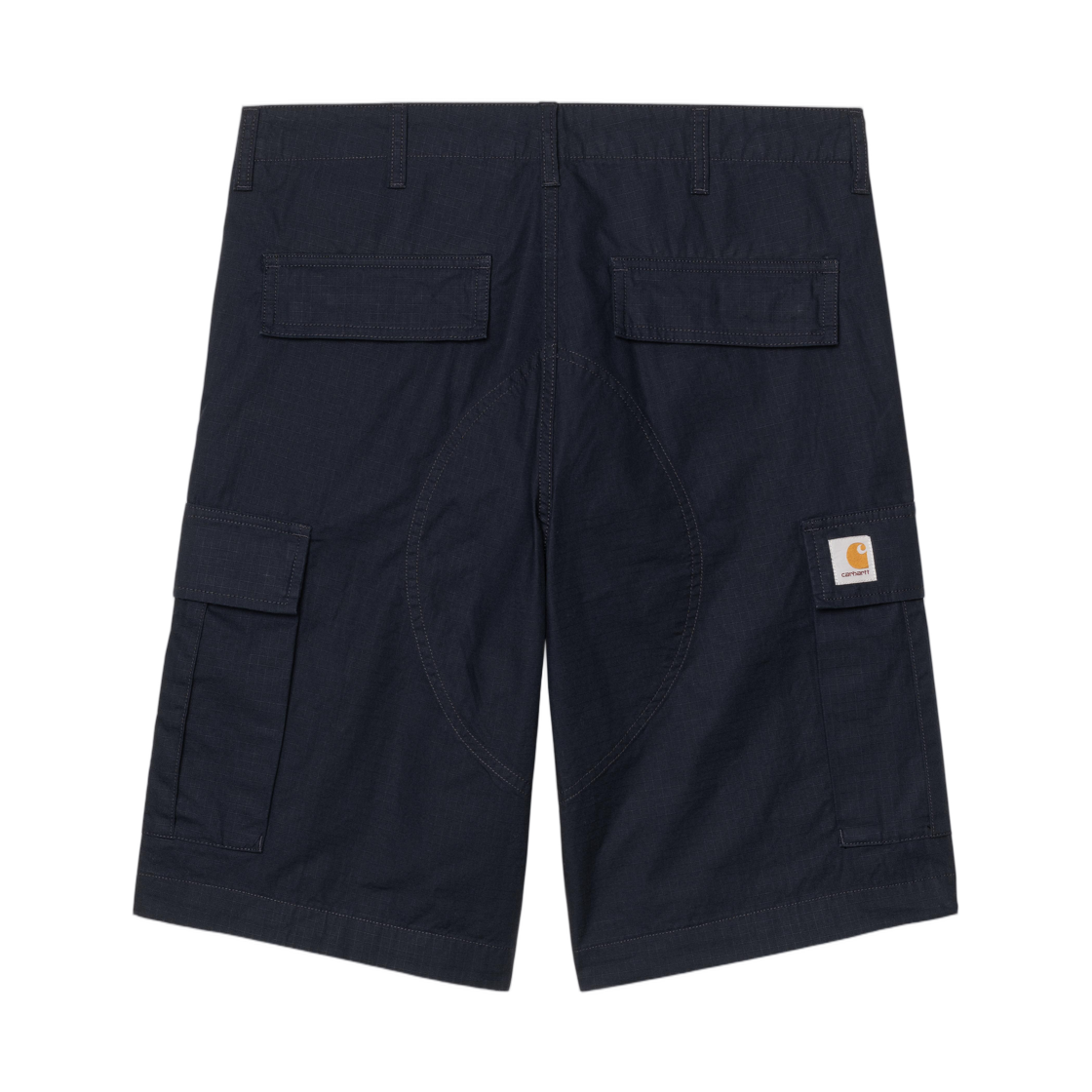 I028246-J0-02 Carhartt WIP Regular Cargo Short Deep Night Rinsed