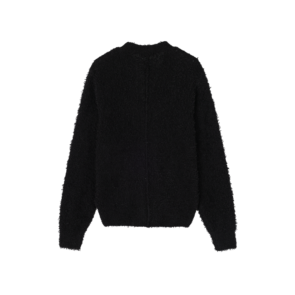 송지오 옴므 헤어리 브이넥 가디건 블랙(SONGZIO HOMME Hairy V Neck Cardigan Black) - 2
