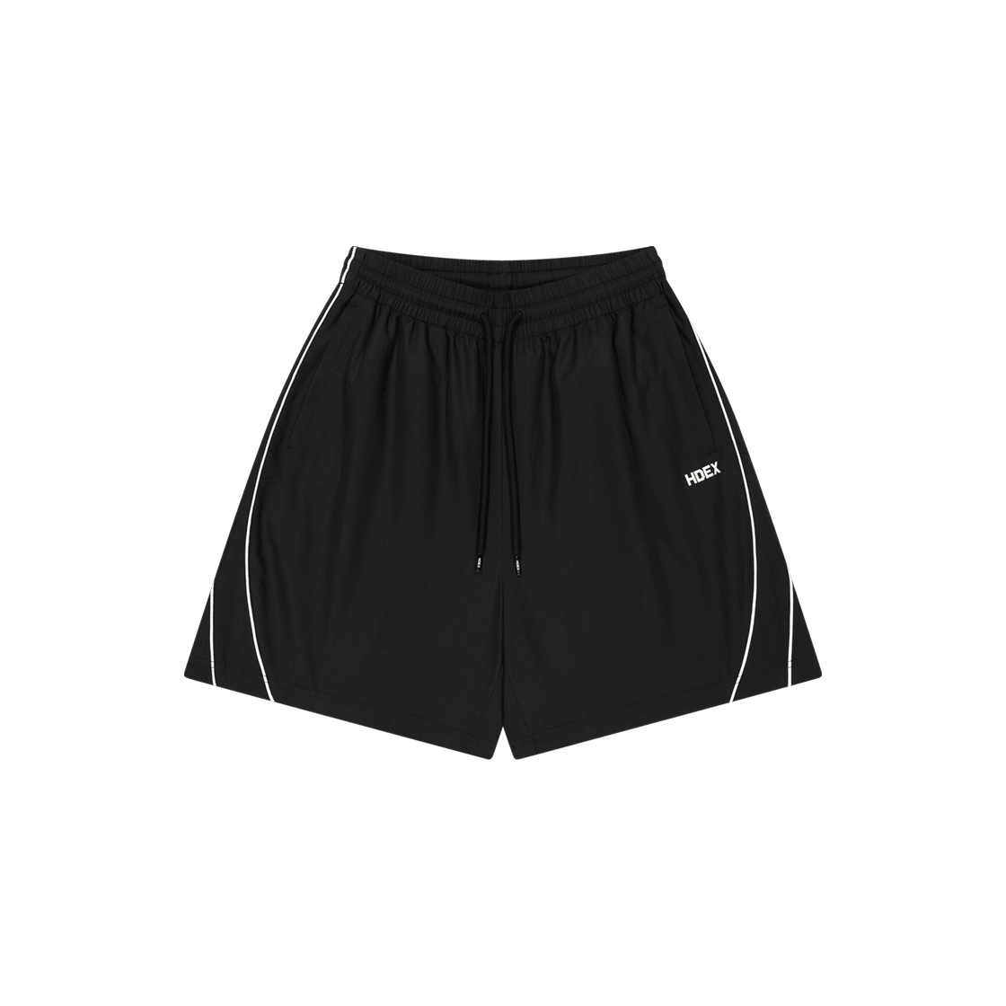 H1AM1MLWS020BK HDEX EZ Airly Piping Shorts Black