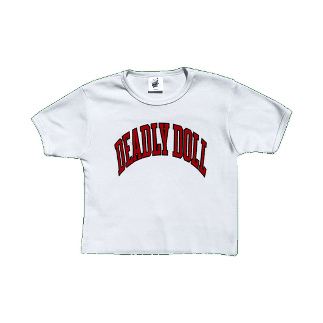 데들리 돌 커피 플리즈 베이비 티셔츠 화이트((W) Deadly Doll Coffee Please Baby T-Shirt White)