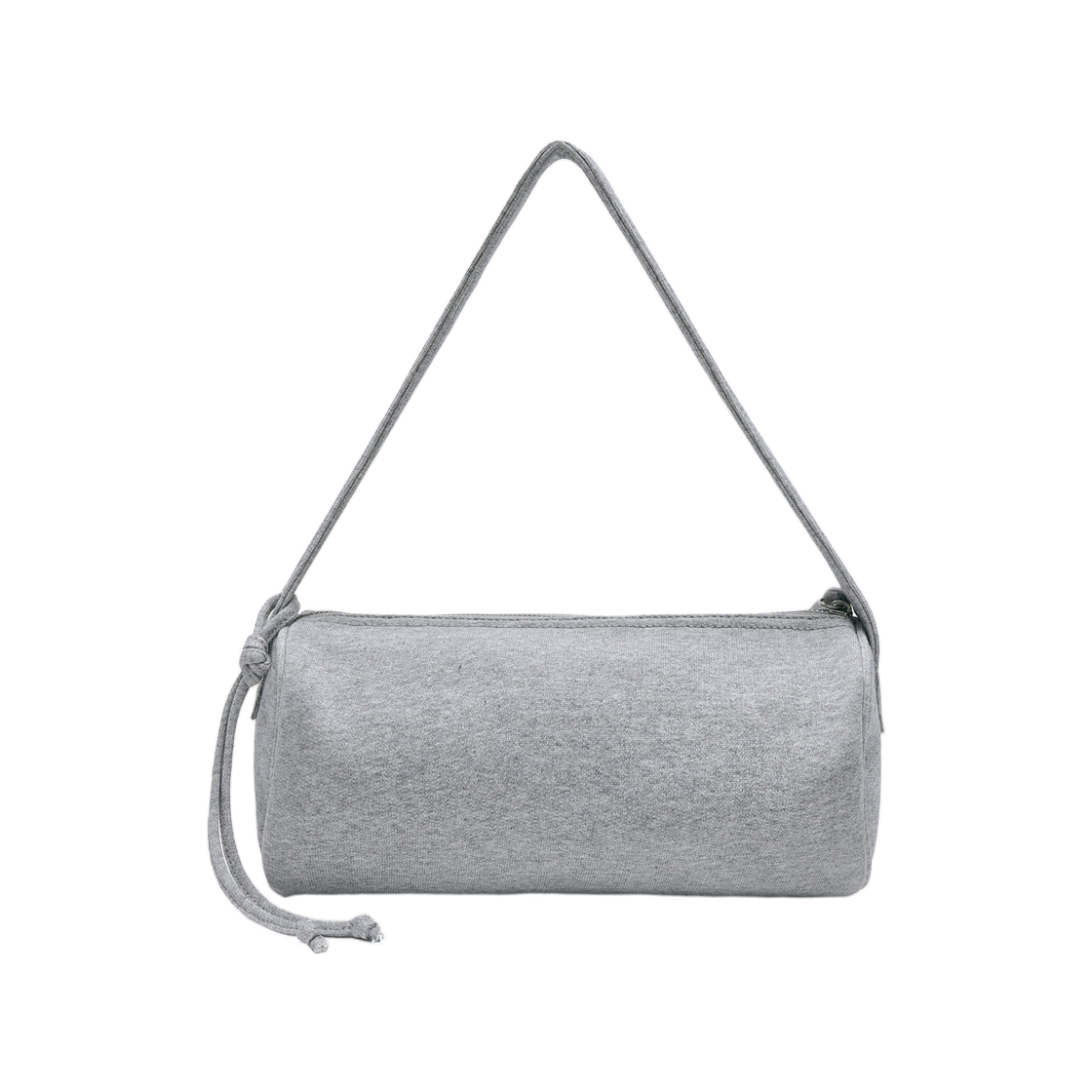 마뗑킴 아플리케 로고 저지 더플백 그레이(Matin Kim Applique Logo Jersey Duffle Bag In Grey) - 2
