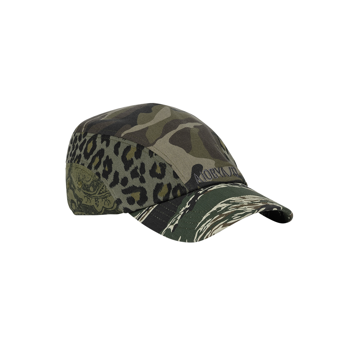 아조바이아조 패턴 믹스드 캡 카키(AJOBYAJO Pattern Mixed Cap Khaki)