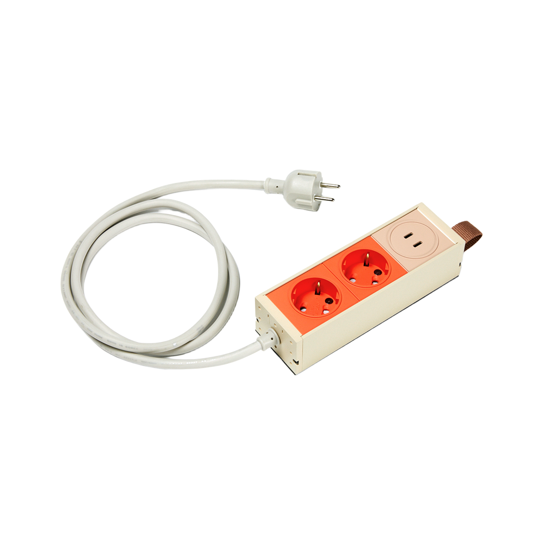 엘엘에스 USB-C타입 멀티탭 오렌지 1.5m