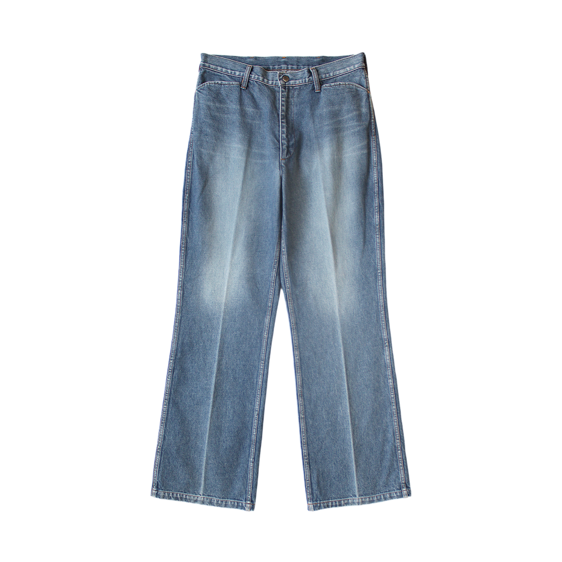 캐피탈 14 온즈 데님 5P 프리스코 센터 플리츠 프로세싱(Kapital 14Oz Denim 5P Frisco Center Pleats Processing) - 1