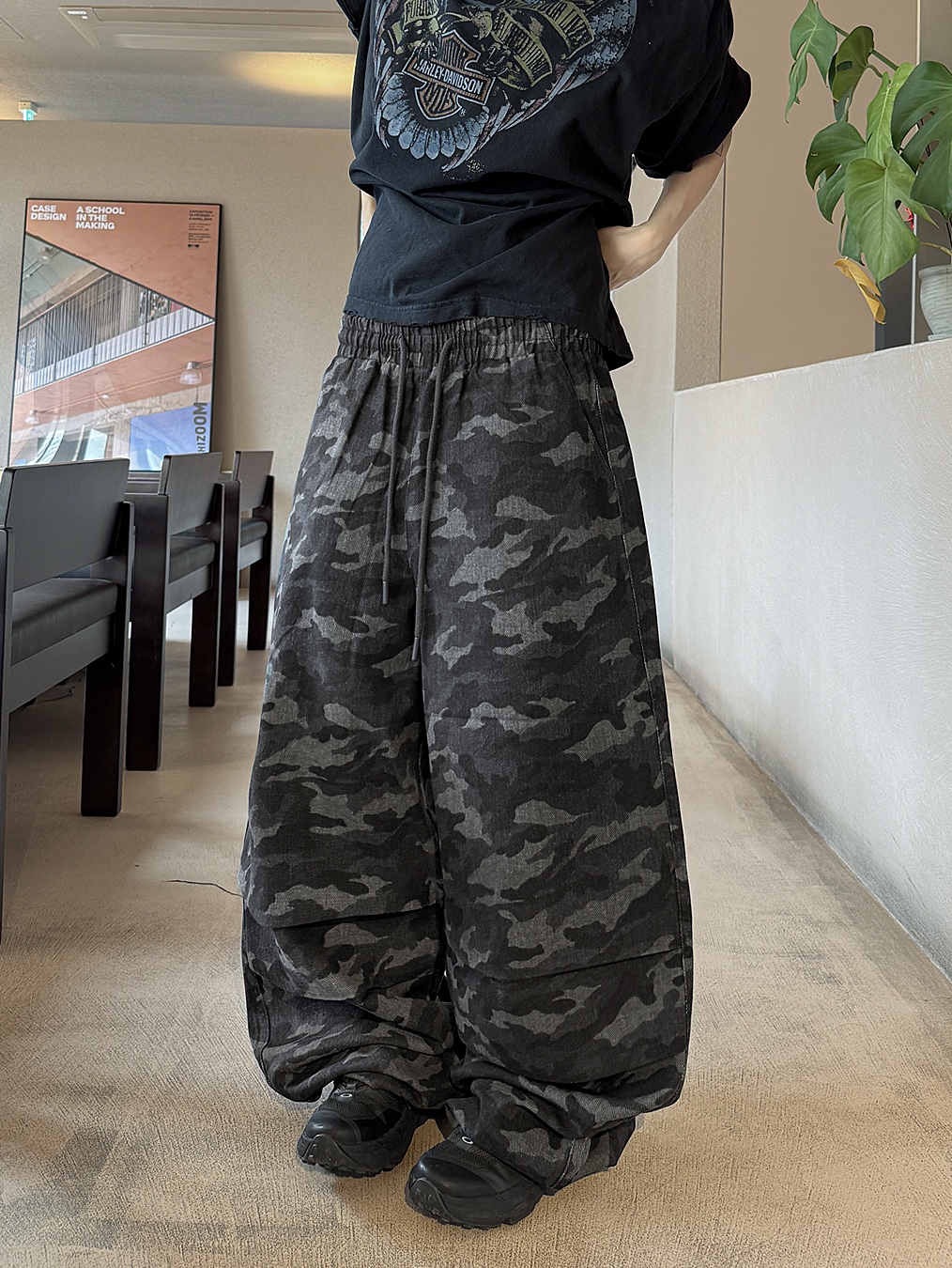 Oakley Light Breathe Triple Black, Oakley Session Beanie Blackout 착용 스타일 - 4