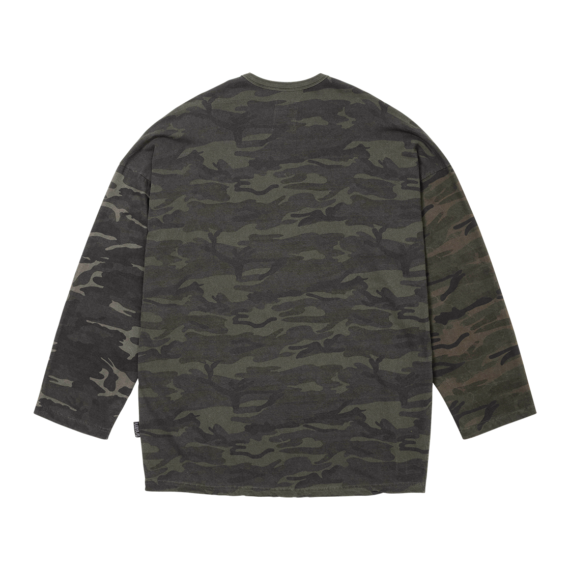 아조바이아조 카모플라주 레오파드 믹스드 롱 슬리브 차콜(AJOBYAJO Camouflage Leopard Mixed Long Sleeve Charcoal) - 2