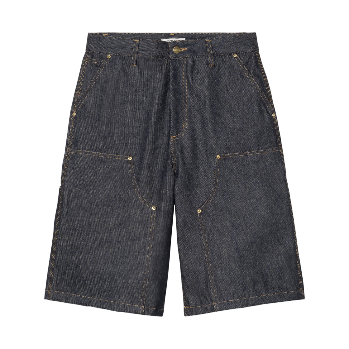 (W) 칼하트 WIP 닉슨 더블 니 쇼츠 블루 리지드((W) Carhartt WIP Nixon Double Knee Short Blue Rigid) - 2