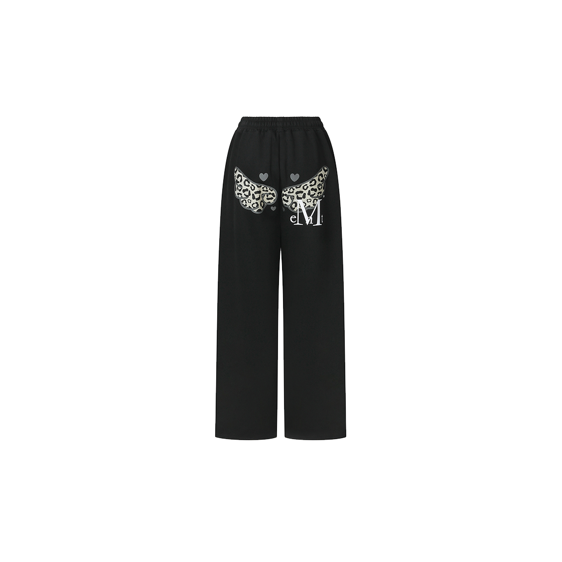 무센트 사르 호피 엔젤 스웻 팬츠 (2컬러) 블랙(MUCENT Sar Leopard Angel Sweat Pants (2Color) Black) - 2