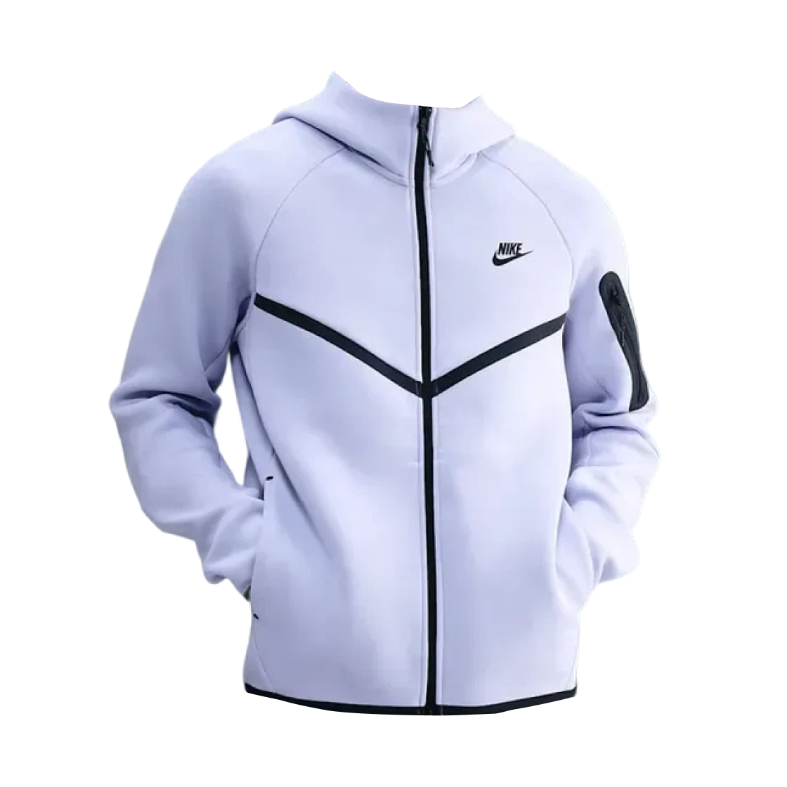 Nike Nike Tech Fleece Windrunner Full-Zip Jacket Ghost Black - Asia · L