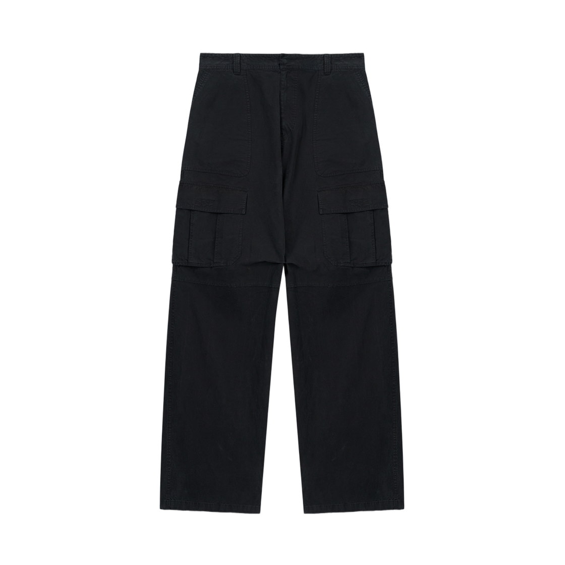 MK2611PT502HBB Matin Kim Multi Pocket Utility Wide Pants In Black