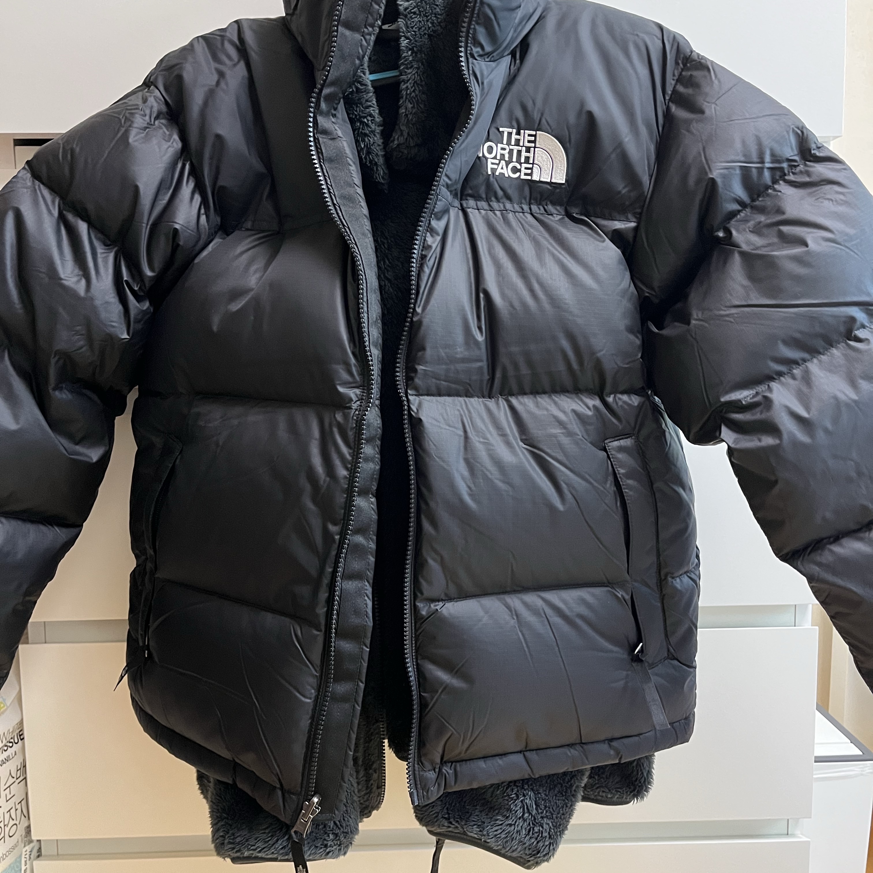 The North Face 1996 Retro Nuptse Jacket Black - 25FW 착용 스타일