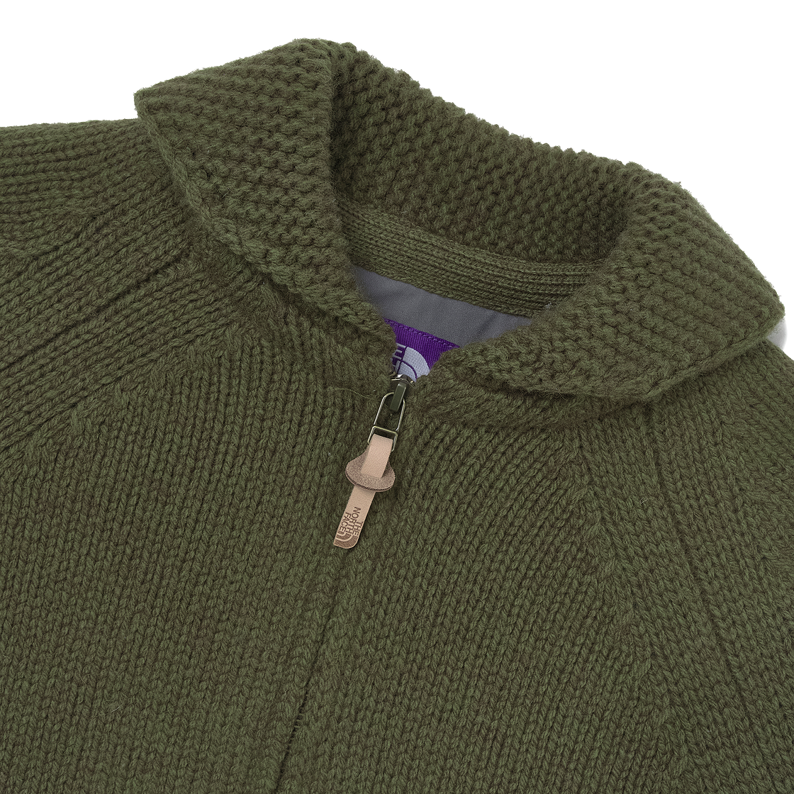 팔라스 x 노스페이스 퍼플라벨 윈드스토퍼 필드 니트 세이지 그린 - 25FW(Palace x The North Face Purple Label Windstopper Field Knit Sage Green - 25FW) - 3
