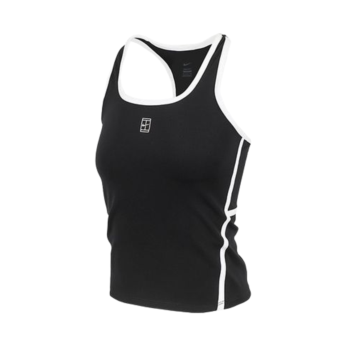 II3607-010 (W) Nike Advantage Tank Top Black White - Asia