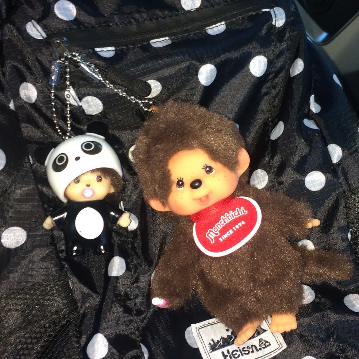 Monchhichi SS Keychain Boy 착용 스타일