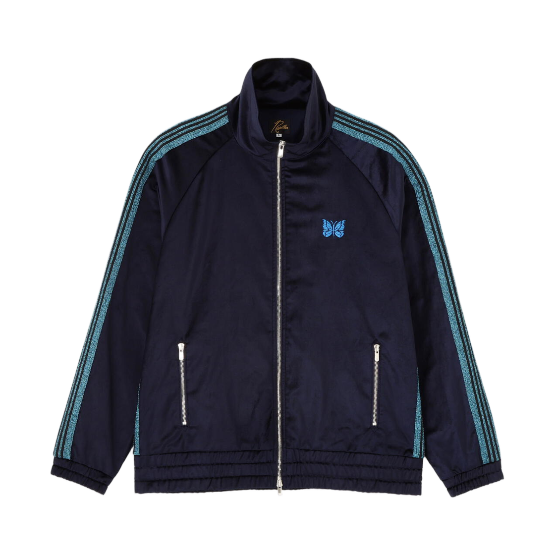 니들스 x LHP 트랙 자켓 C/PE 벨루어 네이비(Needles x LHP Track Jacket C/PE Velour Navy) - 1