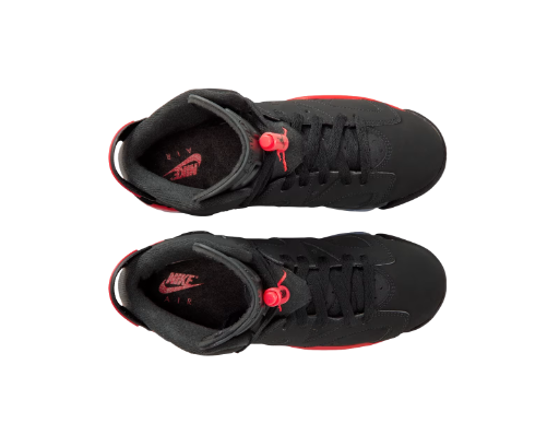 (GS) 조던 6 레트로 인프라레드 세일즈맨 블랙 앤 라이트 크림슨((GS) Jordan 6 Retro Infrared Salesman Black and Light Crimson) - 2