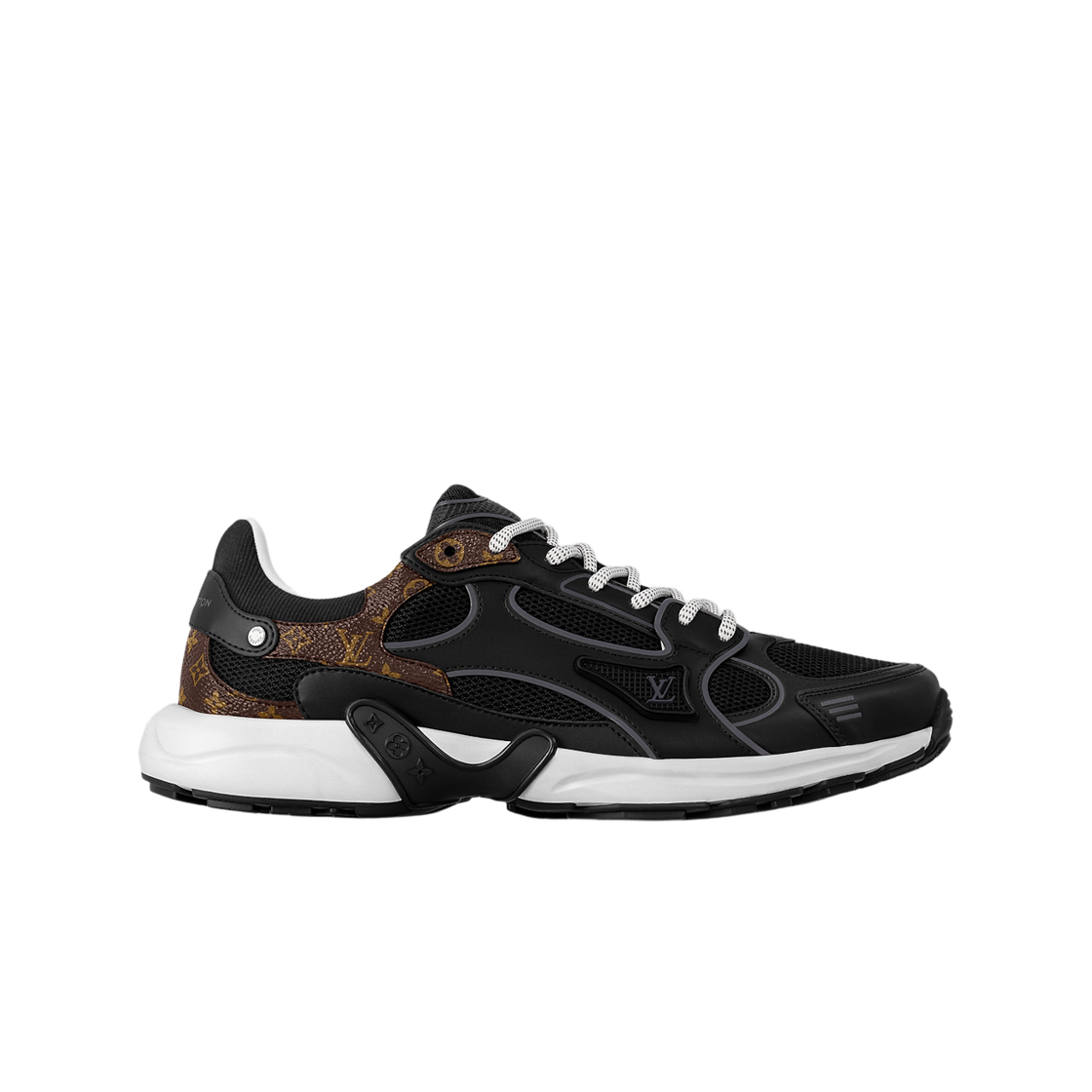 (W) 루이비통 LV 올림피아 스니커즈 블랙((W) Louis Vuitton LV Olympia Sneakers Black)