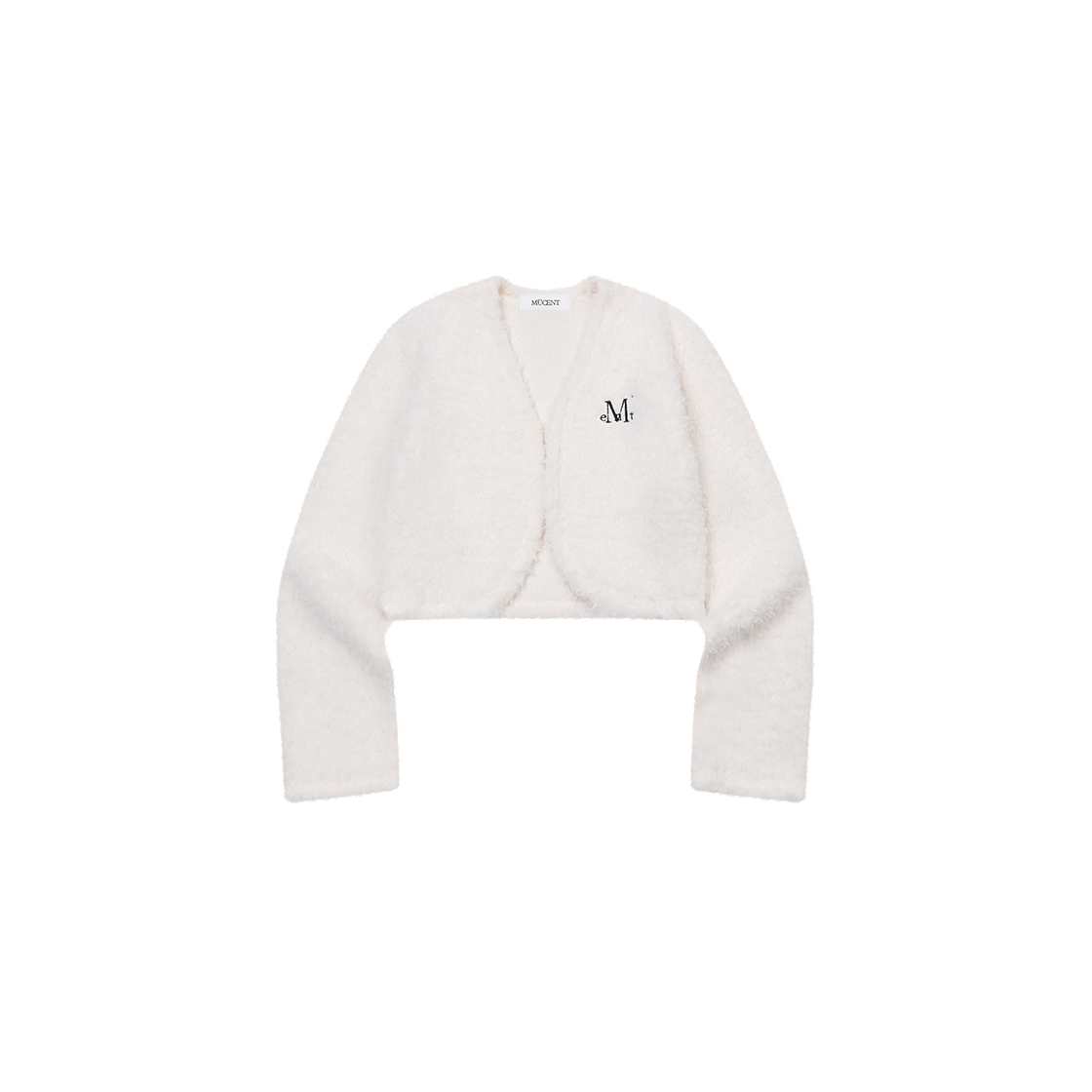 P0000BLK MUCENT Movrin  Fur Bolero Cardigan (2Color) Ivory
