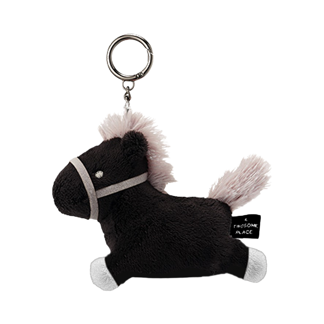 투썸 플레이스 x 키티버니포니 컵 홀더 키링 블랙(A Twosome Place x Kittybunnypony Cup Holder Keyring Black)