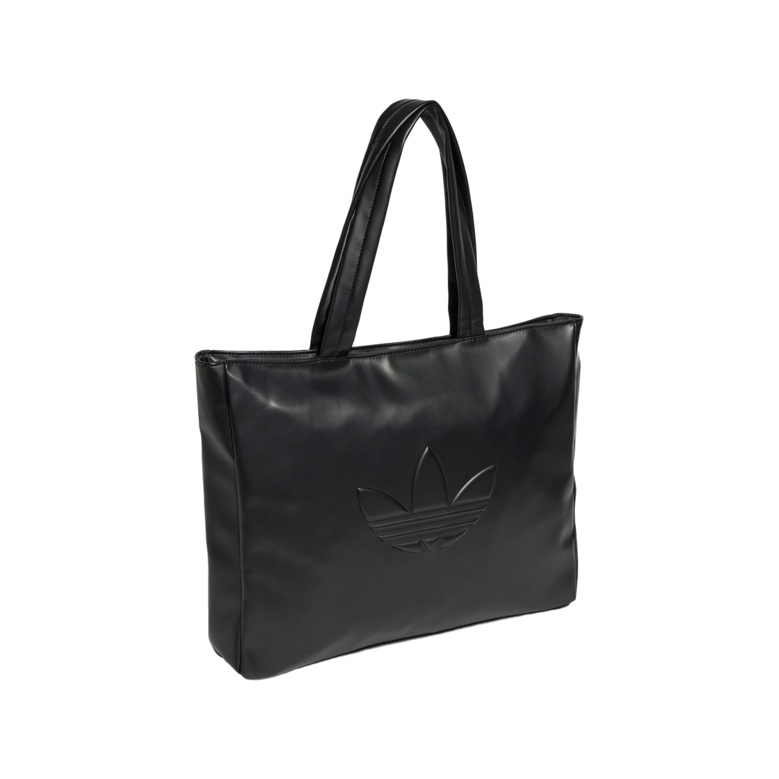 아디다스 폴리우레탄 아웃라인 트레포일 쇼퍼백 블랙(Adidas Polyurethane Outline Trefoil Shopper Bag Black) - 2