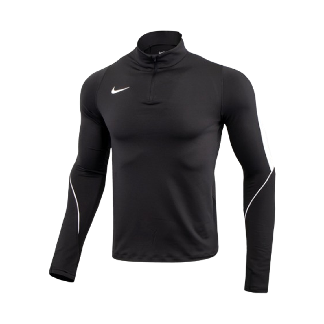 나이키 스트라이크 드라이핏 사커 드릴 탑 블랙 화이트 - US/EU(Nike Strike Dri-Fit Soccer Drill Top Black White - US/EU) - 1
