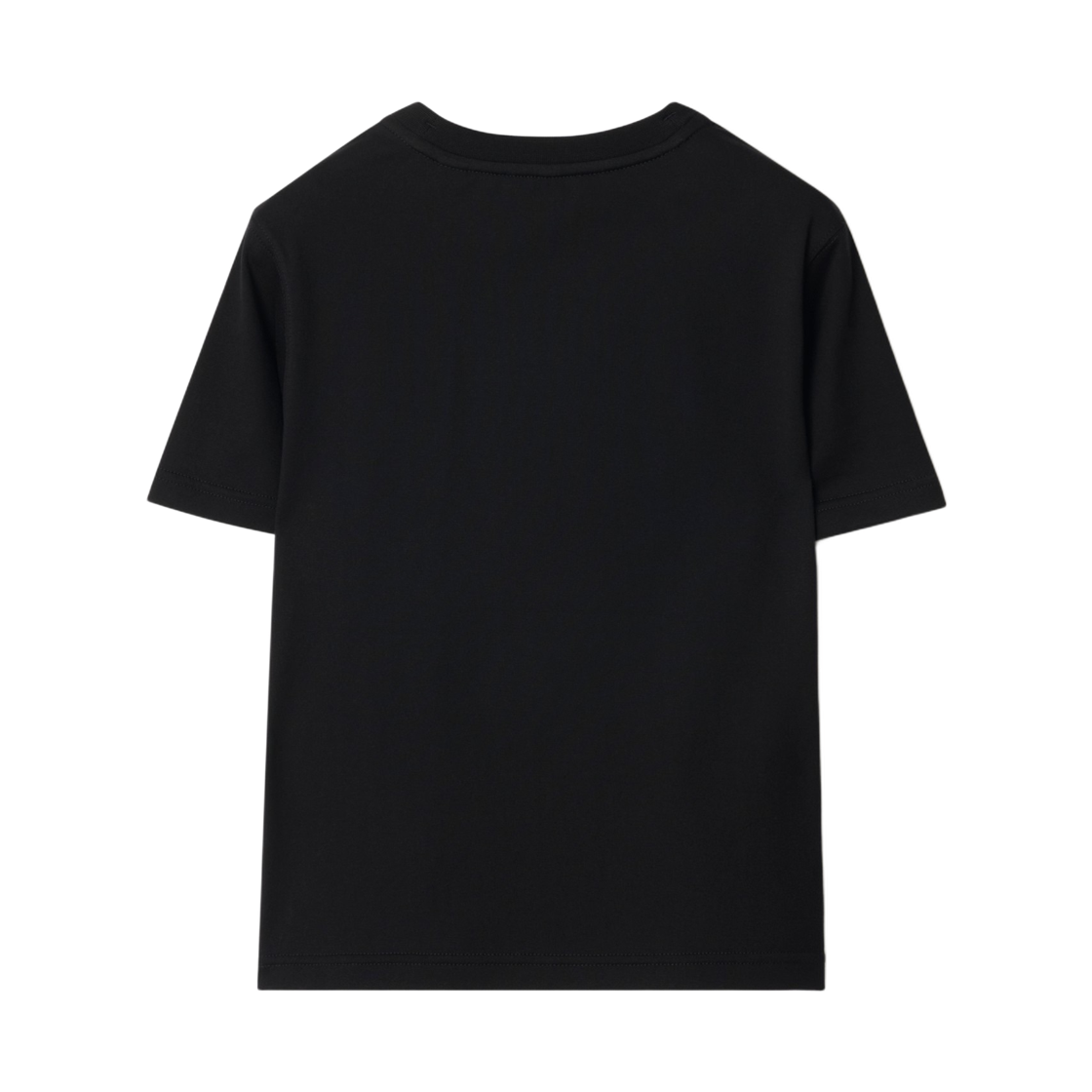 (키즈) 버버리 EKD 체크 코튼 티셔츠 블랙((Kids) Burberry EKD Check Cotton T-Shirt Black) - 2