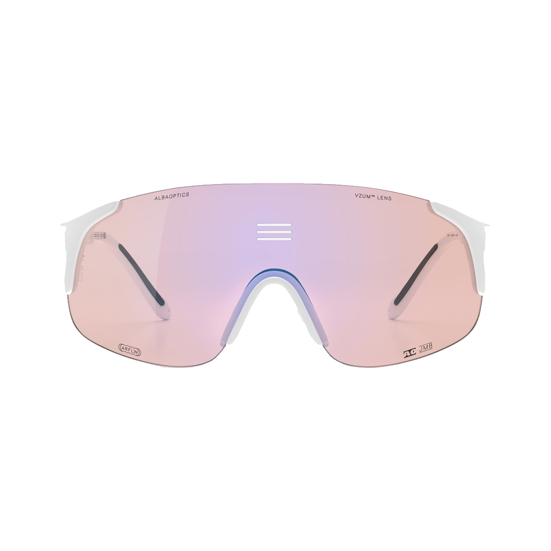알바옵틱스 점보 화이트 플라밍고 미러 변색(ALBA OPTICS Jumbo White Flamingo F-lens)