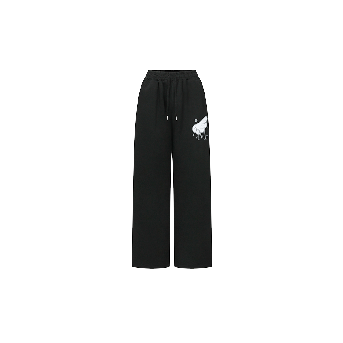 P0000BMP MUCENT Sylph Dot Angel Sweat Pants (2Color) Black