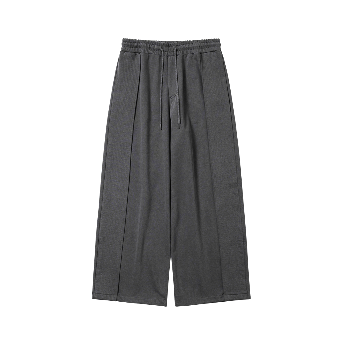 아조바이아조 원 턱 퀄티드 저지 팬츠 차콜(AJOBYAJO One Tuck Qulted Jersey Pants Charcoal)