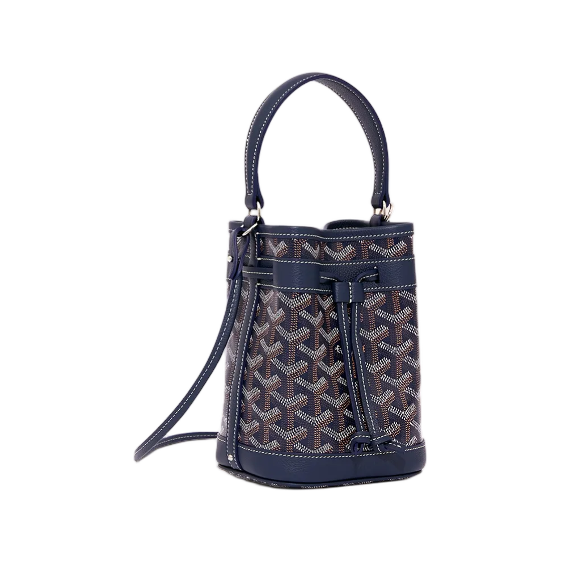 - Goyard Petit Flot Bucket Bag Navy