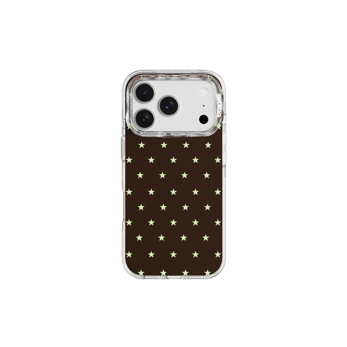그래그 프레임 패턴 케이스 클리어 - 마이크로 그린 스타(GARGG MAGSAFE LAYERS FRAME CASE CLEAR - MICRO GREEN STAR)