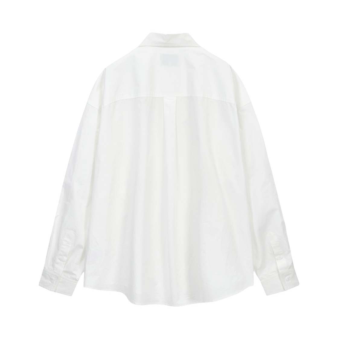 마뗑킴 자수 스몰 로고 셔츠 화이트(Matin Kim Embroidery Small Logo Shirt In White) - 2