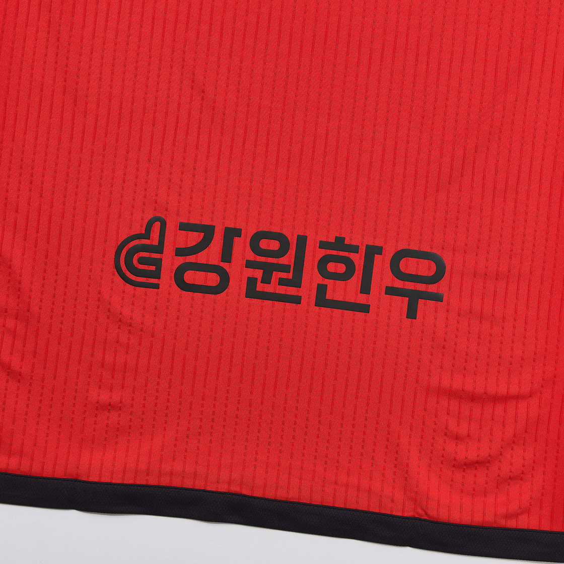 휠라 강원 FC 2025 필드 홈 유니폼 오렌지 (논 마킹 버전)(Fila Gangwon FC 2025 Field Home Uniform Orange (Non Marking Ver.)) - 8