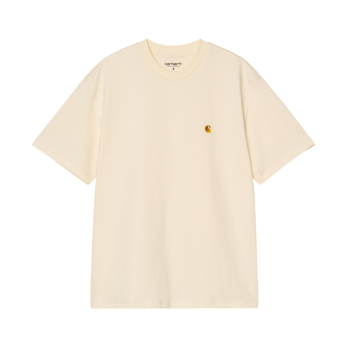 I033045-3LQ-XX (W) Carhartt WIP S/S Chase T-Shirt Cinnerus Gold