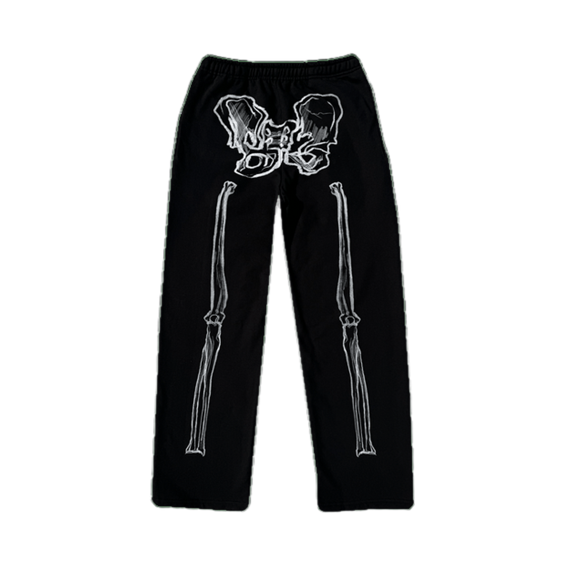 데들리 돌 스켈레 본즈 스웨트 블랙(Deadly Doll Skele Bones Sweats Black) - 1