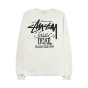 Stussy Classic Gear Pigment Dyed LS T-Shirt Natural