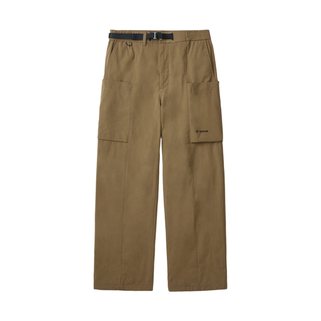 OXPNW25221 Helinox Wear Cotton-Blend Loose Camp Cargo Pants Dark Brown