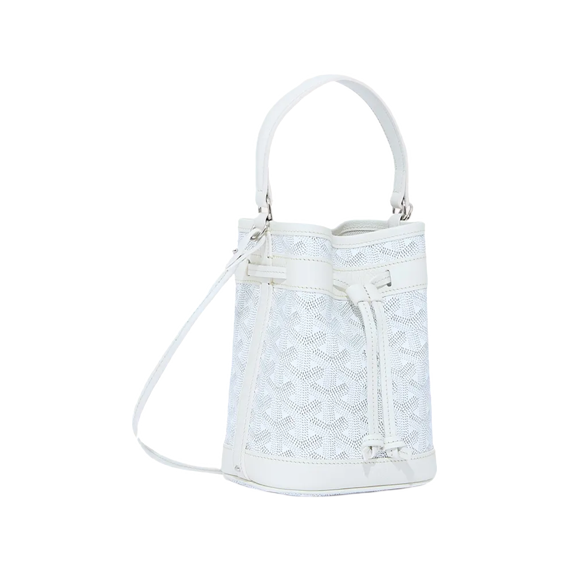 - Goyard Petit Flot Bucket Bag White