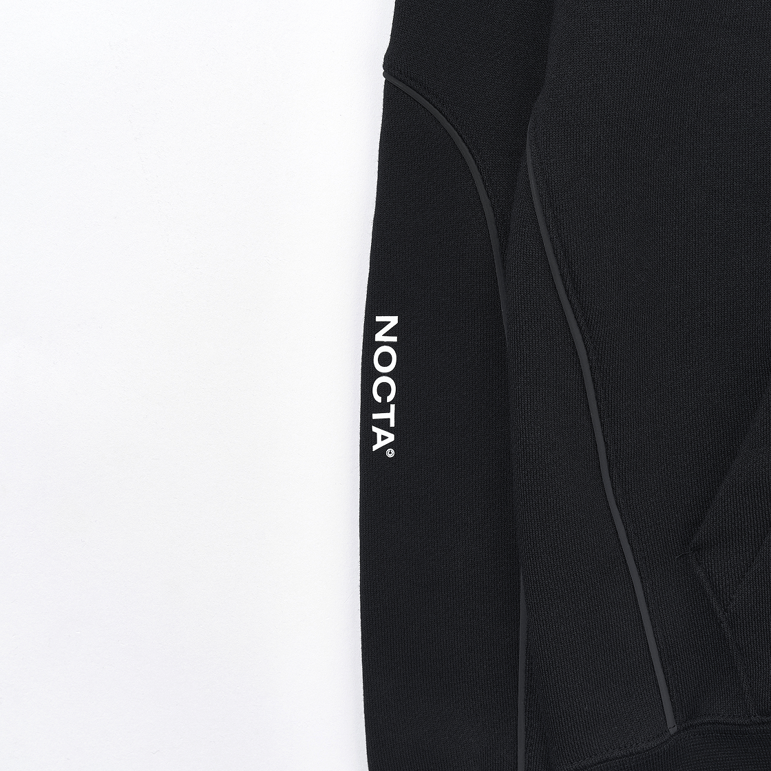 나이키 x 드레이크 녹타 플리스 CS 후드 블랙 화이트 (FN7660-010)(Nike x Drake Nocta Fleece CS Hoodie Black White (FN7660-010)) - 4