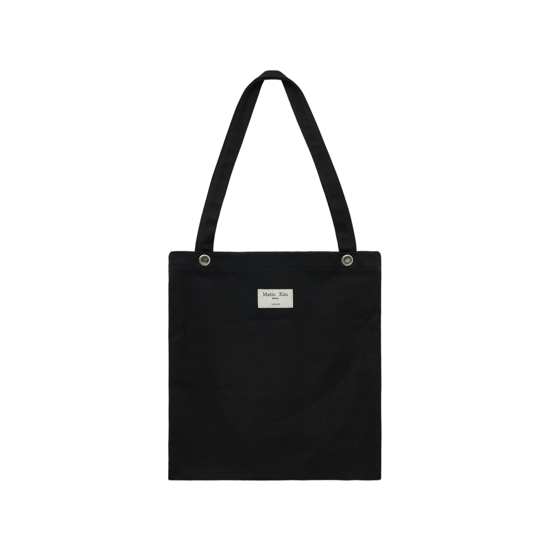 마뗑킴 마틴 로고 스터드 에코백 블랙(Matin Kim Matin Logo Stud Ecobag In Black) - 2