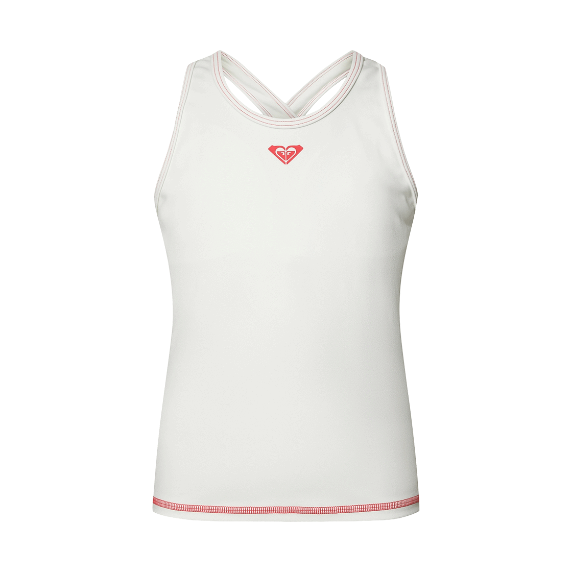 록시 주니어용 네버 투 레이트 슬리브리스 래쉬가드 (TG21BR526WHI)(ROXY Junior Never Too Late Sleeveless Rashguard (TG21BR526WHI)) - 1