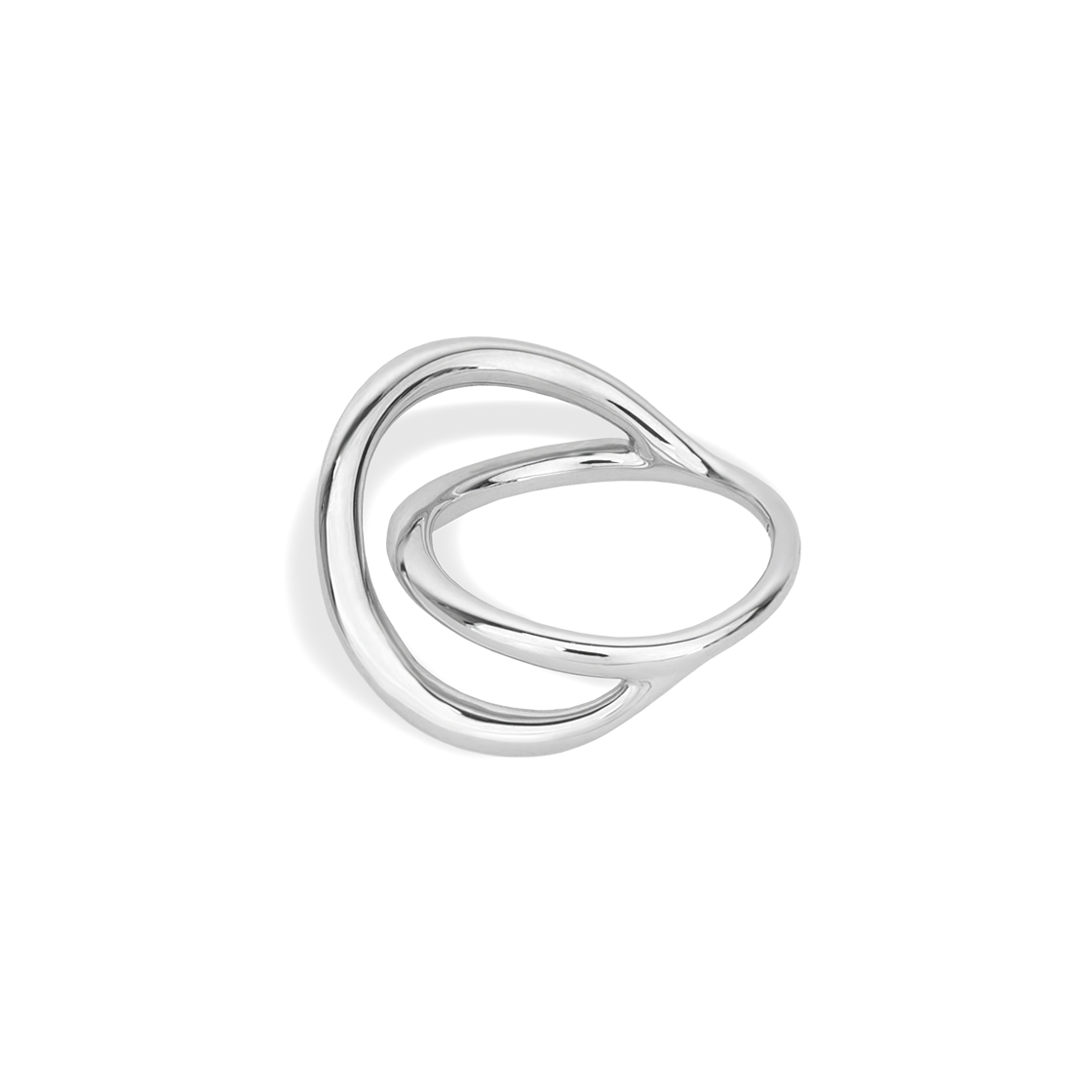 (W) 판도라 오가니컬리 쉐이프 인피니티 링 스털링 실버((W) Pandora Organically Shaped Infinity Rings Sterling Silver) - 2