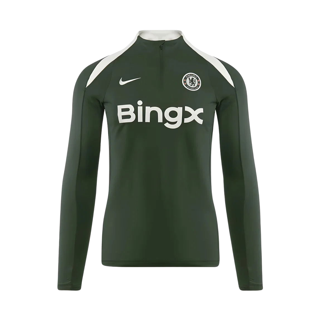 나이키 첼시 FC 드라이핏 풋볼 드릴 탑 아웃도어 그린 팬텀 (HJ7772-347) (논 마킹 버전)(Nike Chelsea FC Strike Dri-Fit Football Drill Top Outdoor Green Phantom (HJ7772-347) (Non Marking Ver.))