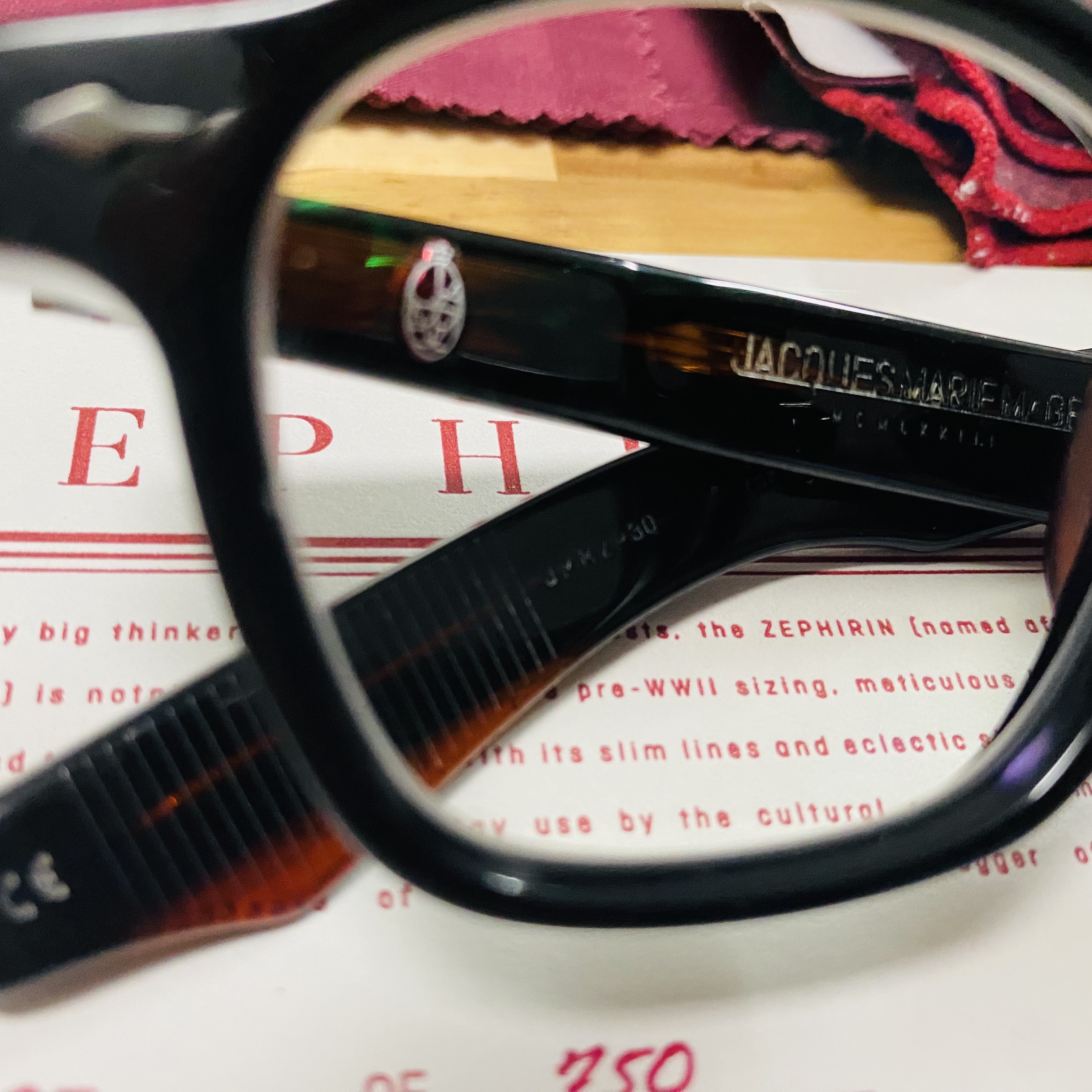 Jacques Marie Mage Zephirin 44 Lenses Noir 7 착용 스타일 - 5