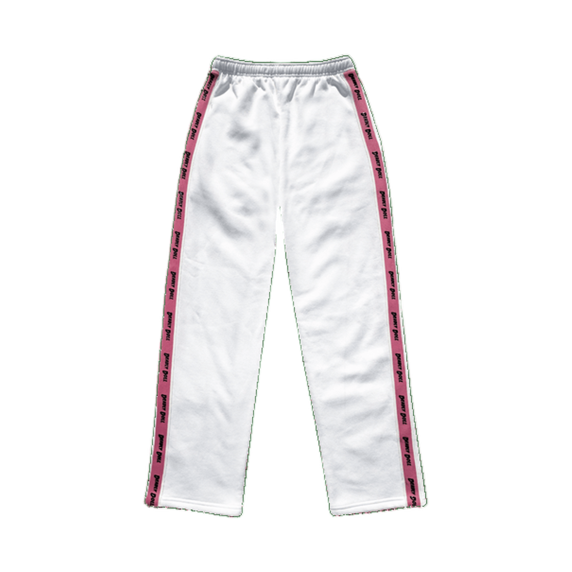 데들리 돌 화이트 버블 스트라이프 팬츠 화이트(Deadly Doll White Bubble Stripe Pants White) - 2