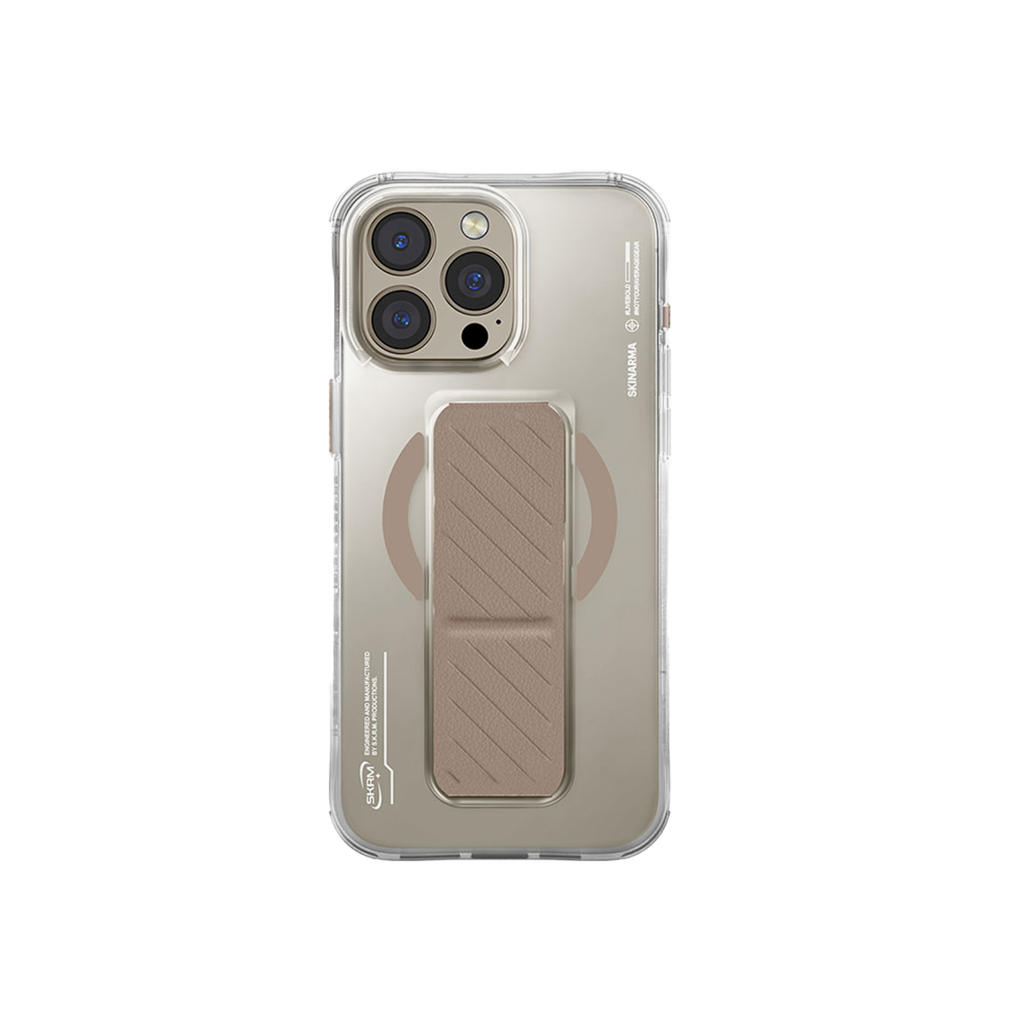 스키나마 액손 케이스 아이폰 16프로/16프로맥스 샴페인(Skinarma Axon Case for iPhone 16 Pro/16 Pro Max Champagne)
