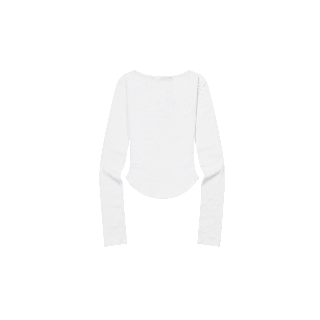 무센트 아니브 유넥 슬림핏 굴림 티 (3컬러) 화이트(MUCENT Aniv U-Neck Slim Fit Long Sleeve T White) - 2
