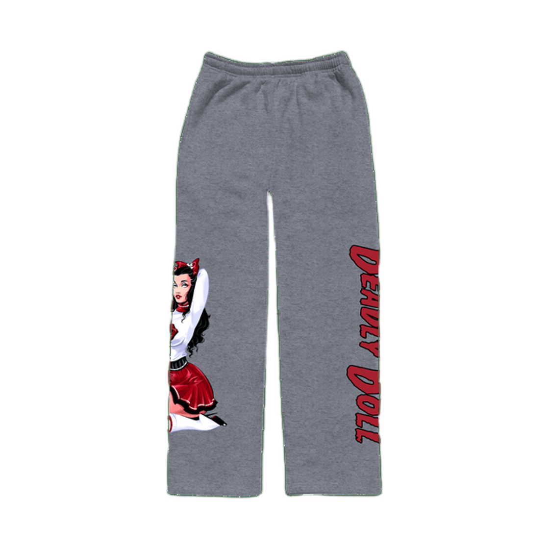 데들리 돌 아이 워너 비 어 길모어 걸 스웨트 그레이(Deadly Doll I Wanna Be A Gilmore Girl Sweats Grey) - 2