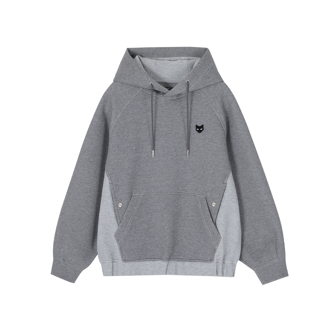 SI2TS812MG SONGZIO COLLECTION Panther Raglan Hood Melange Grey