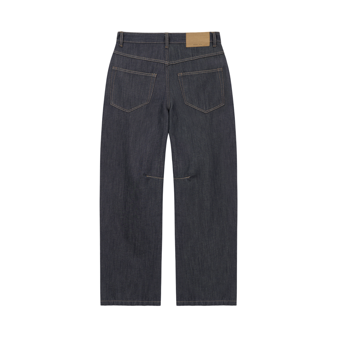 마뗑킴 다트 포인트 데님 팬츠 다크 네이비(Matin Kim Dart Point Denim Pants In Dark Navy) - 2